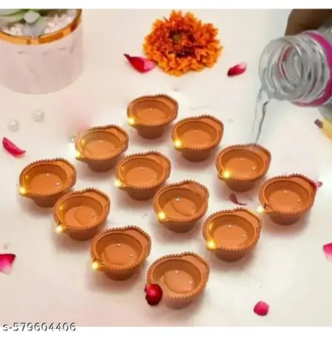 Magic Water Sensor LED Diya – Premium Festive Decoration Set